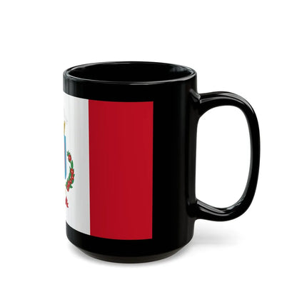 Flag of Heredia Province Costa Rica - Black Coffee Mug-Go Mug Yourself