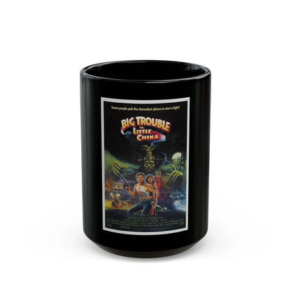 BIG TROUBLE IN LITTLE CHINA (3) 1986 Movie Poster - Black Coffee Mug-15oz-Go Mug Yourself