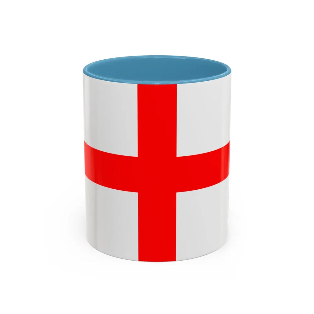 Flag of Alessandria Italy - Accent Coffee Mug-11oz-Light Blue-Go Mug Yourself