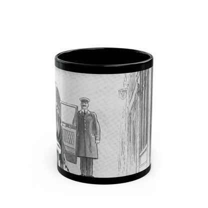 Fancy Town (1) - Black Coffee Mug-11oz-Go Mug Yourself