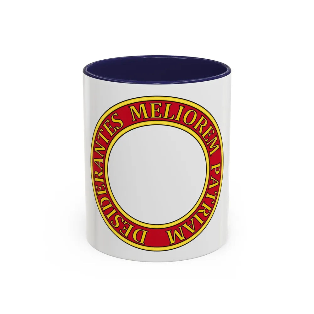 Order of Canada Circlet - Accent Coffee Mug-11oz-Navy-Go Mug Yourself