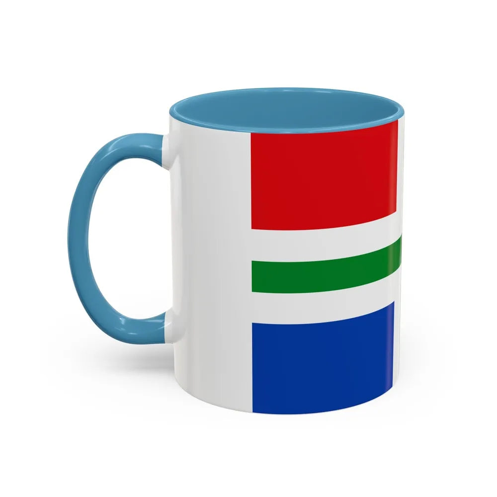 Flag of Groningen Netherlands - Accent Coffee Mug-Go Mug Yourself