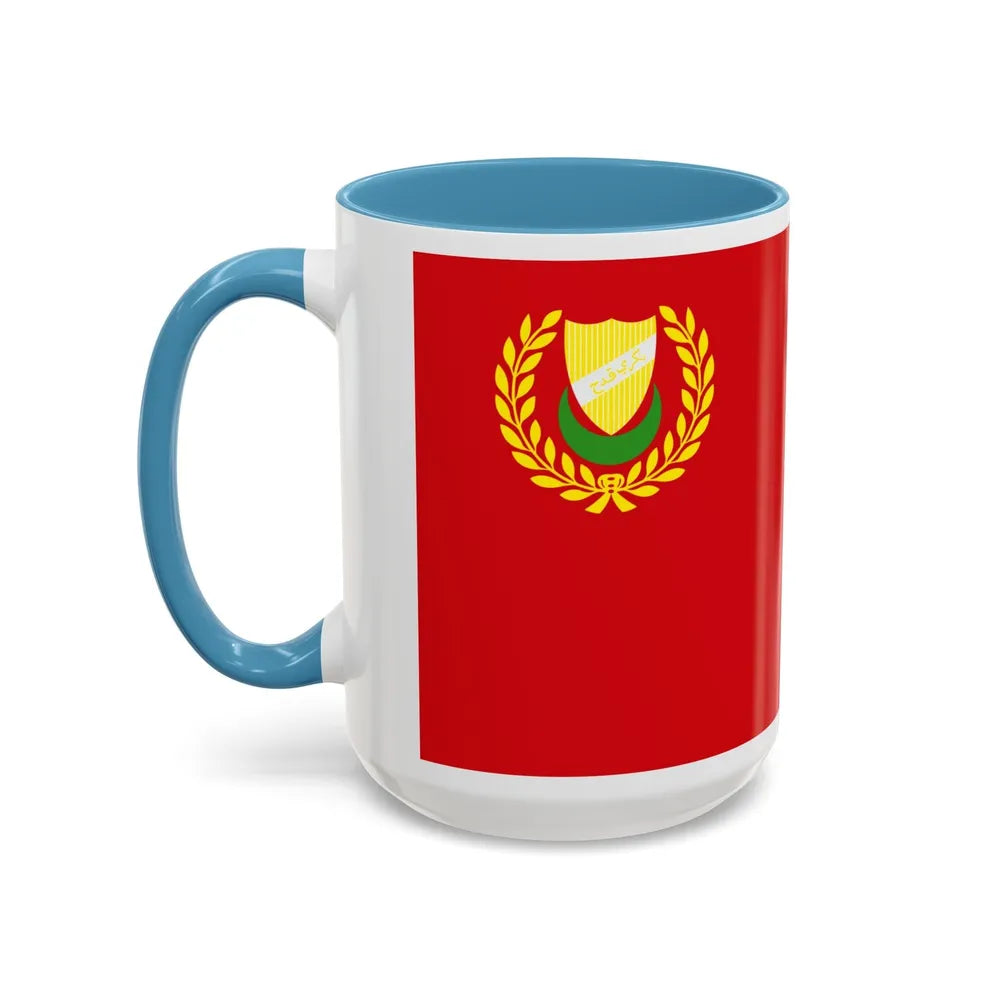 Flag of Kedah Malaysia - Accent Coffee Mug-Go Mug Yourself