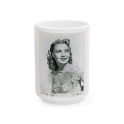 Lori Nelson #151 (Vintage Female Icon) White Coffee Mug-15oz-Go Mug Yourself