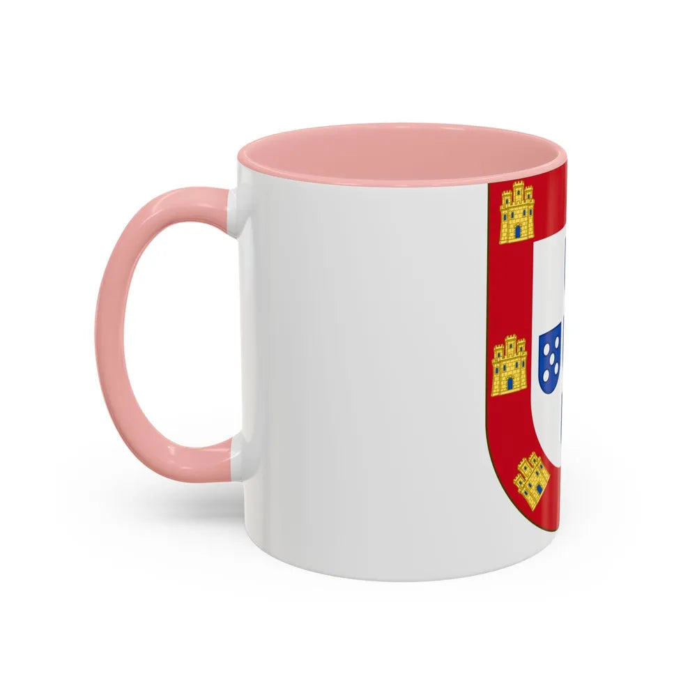 Royal Arms of Portugal - Accent Coffee Mug-Go Mug Yourself