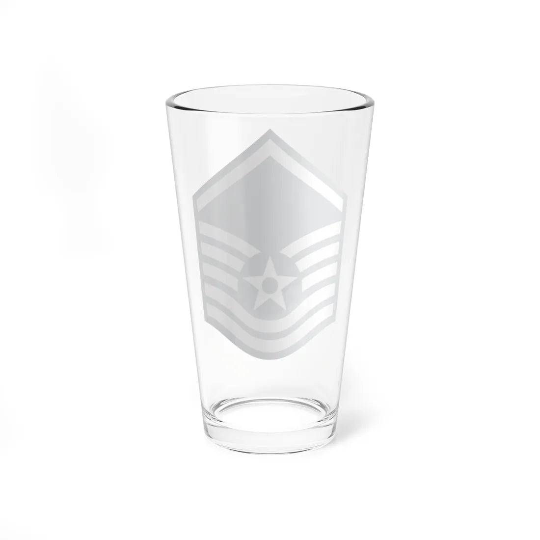 E7a USAF MSGT (United States) (Military Rank) Pint Glass 16oz - Go Mug Yourself