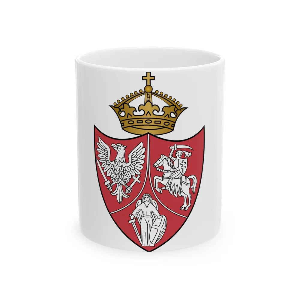 Coat of arms of the January Uprising - White Coffee Mug-11oz-Go Mug Yourself