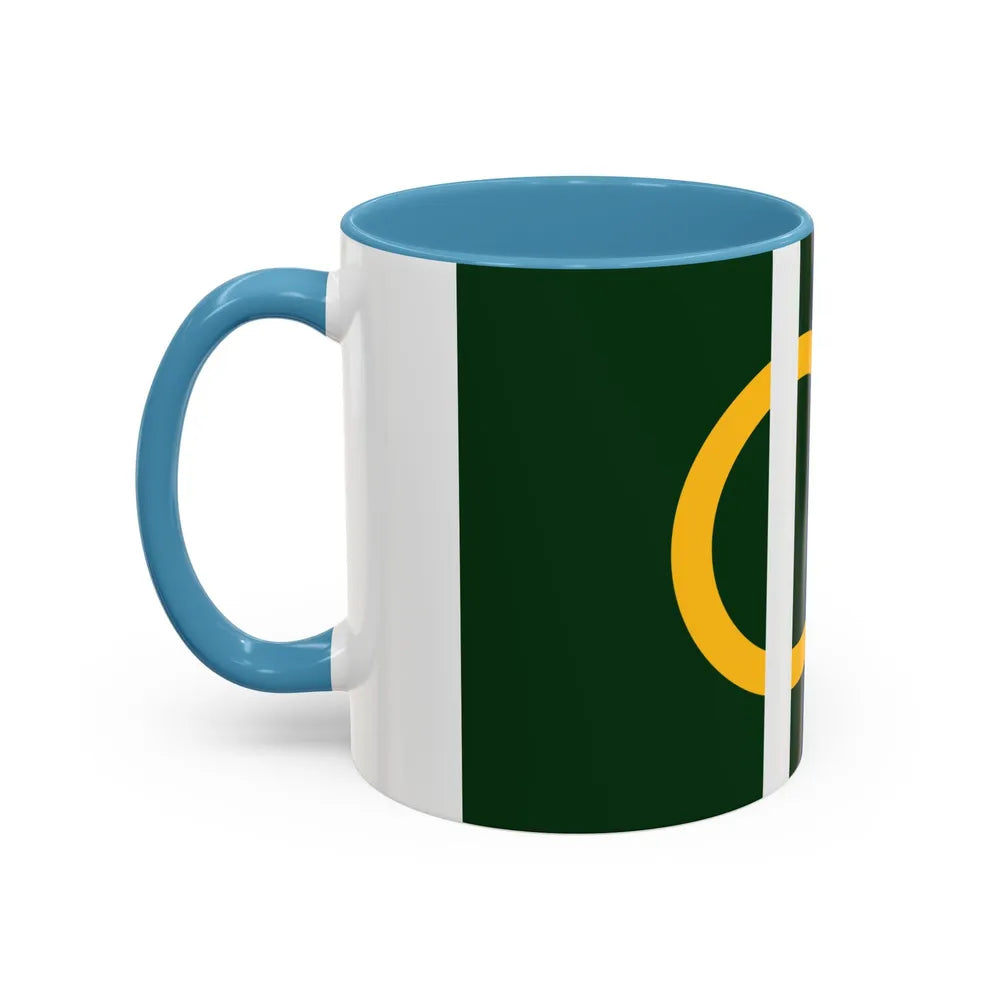 Flag of Calne UK - Accent Coffee Mug-Go Mug Yourself