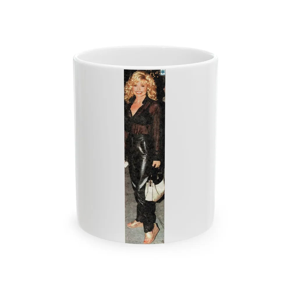 Loni Anderson #13 (Vintage Female Icon) White Coffee Mug-11oz-Go Mug Yourself