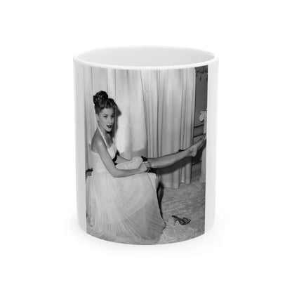 Debra Paget #461 (Vintage Female Icon) White Coffee Mug-11oz-Go Mug Yourself