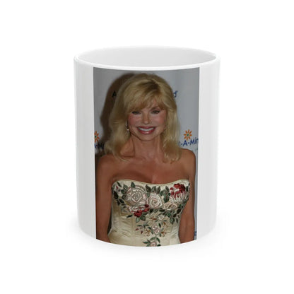 Loni Anderson #02 (Vintage Female Icon) White Coffee Mug-11oz-Go Mug Yourself