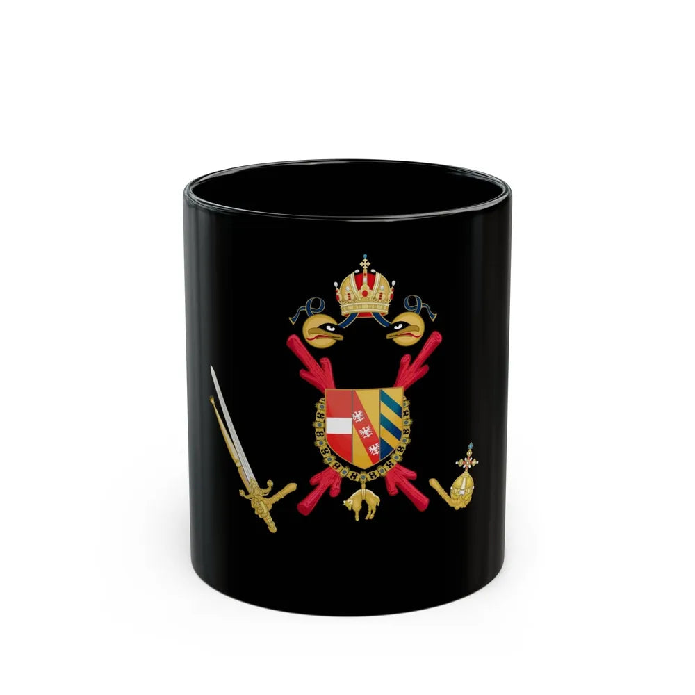 Coat of arms of the Austrian Netherlands - Black Coffee Mug-11oz-Go Mug Yourself