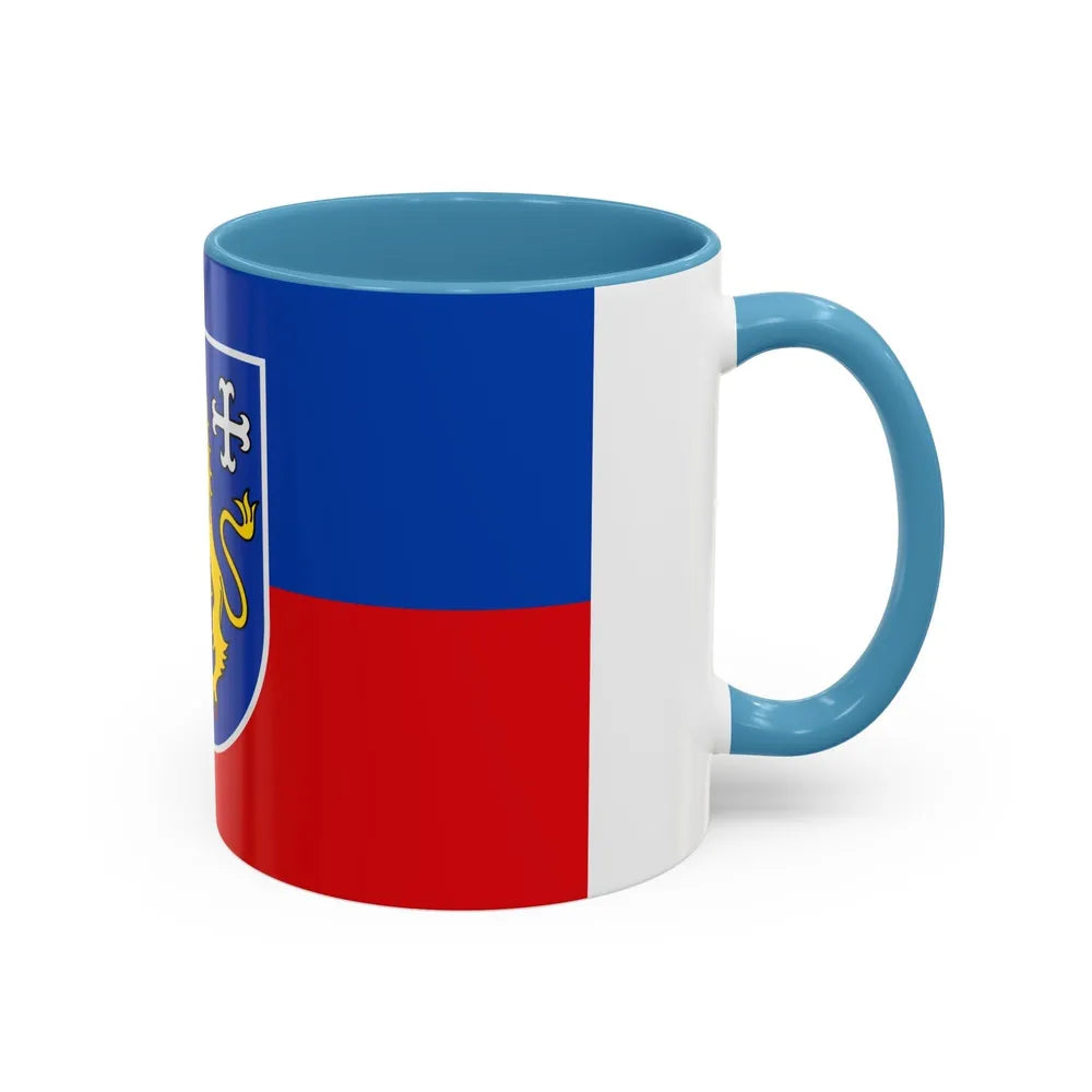 Flag of Friesland Germany - Accent Coffee Mug-Go Mug Yourself