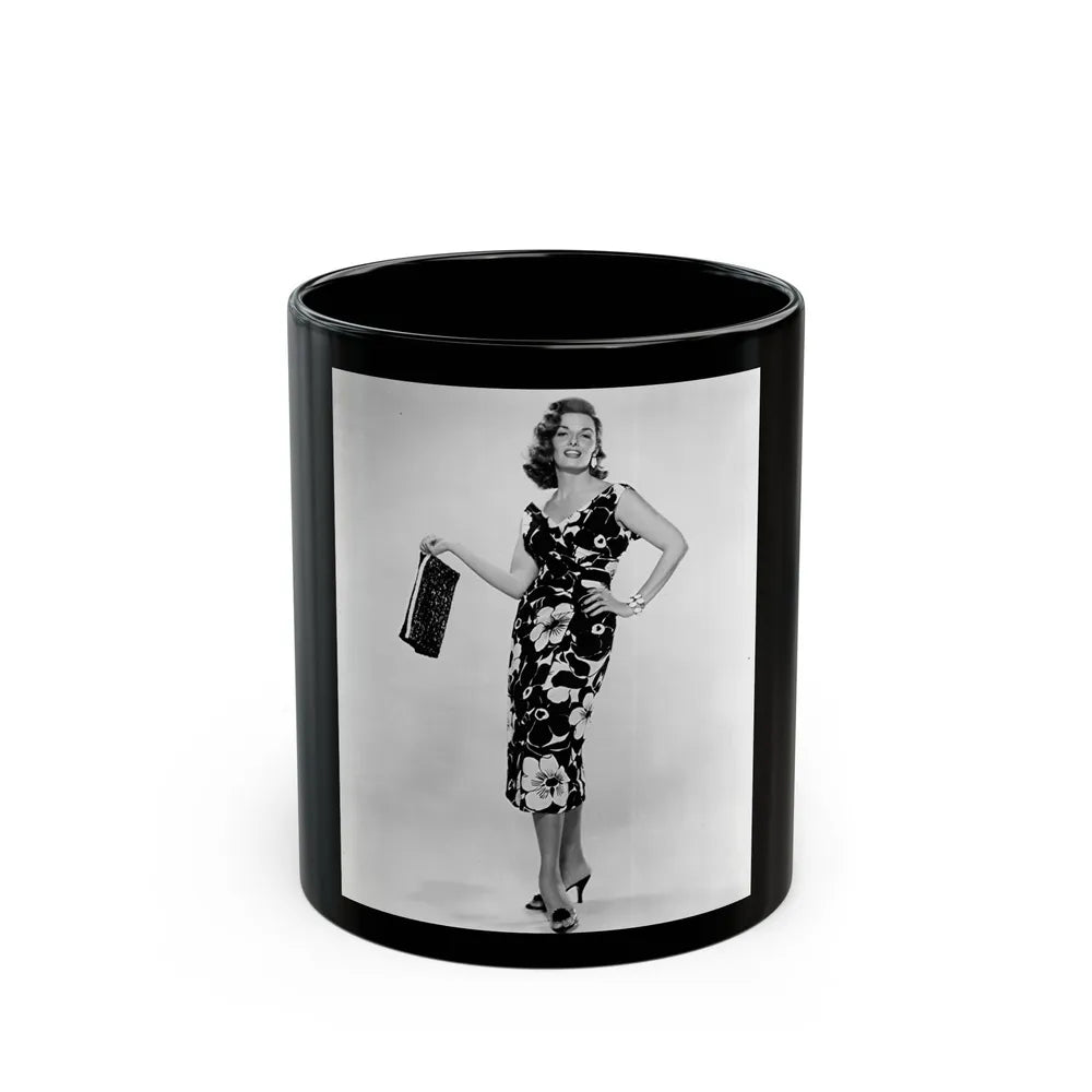 Jane Russell #187 (Vintage Female Icon) Black Coffee Mug-11oz-Go Mug Yourself