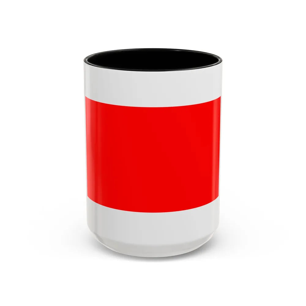 Flag of Hamrun Malta - Accent Coffee Mug-15oz-Black-Go Mug Yourself