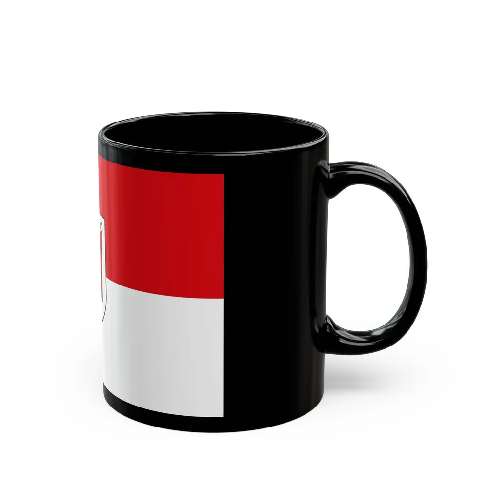 Flag of Vorarlberg Austria - Black Coffee Mug-Go Mug Yourself