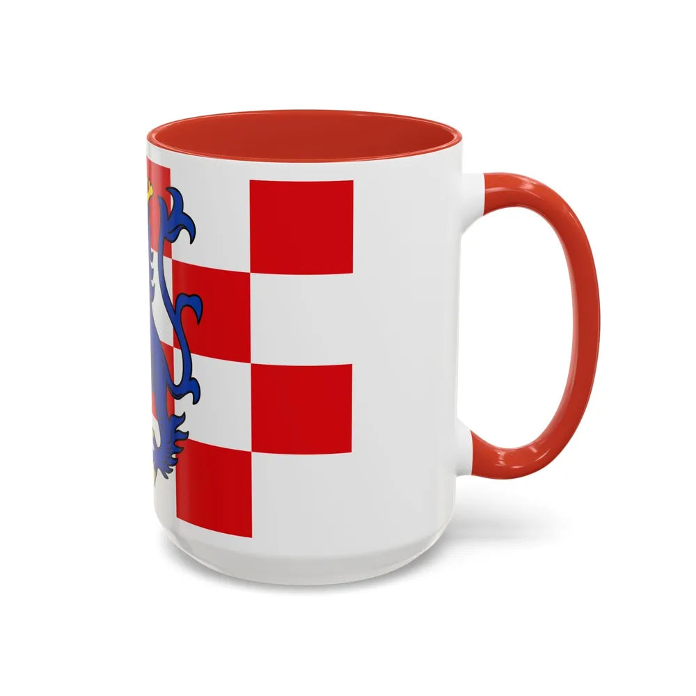 Flag of Birkenfeld Germany - Accent Coffee Mug-Go Mug Yourself