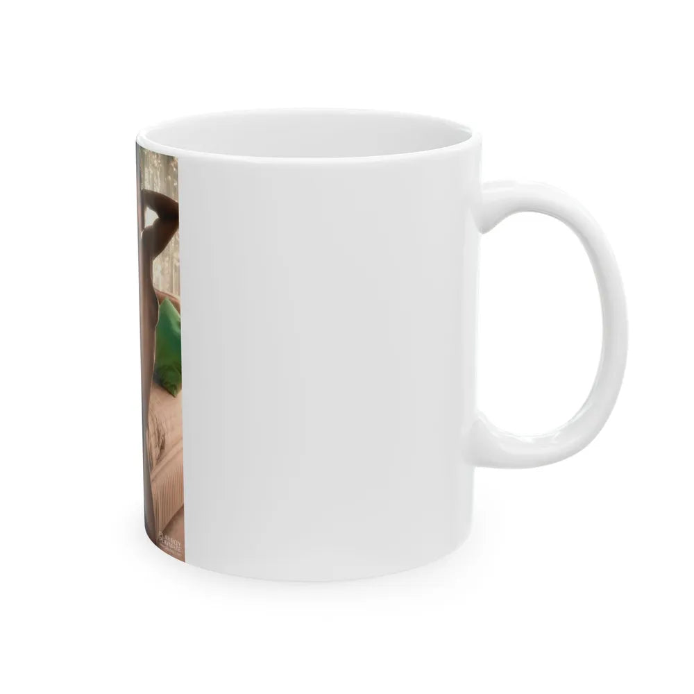 Ola Ray #58 (Vintage Female Icon) White Coffee Mug-Go Mug Yourself