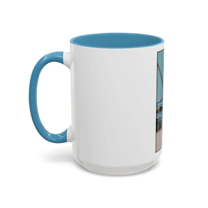 The 2 of Swords (Tarot Card) Accent Coffee Mug-Go Mug Yourself