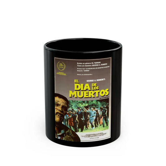 DAY OF THE DEAD (SPANISH) 1985 Movie Poster - Black Coffee Mug-11oz-Go Mug Yourself