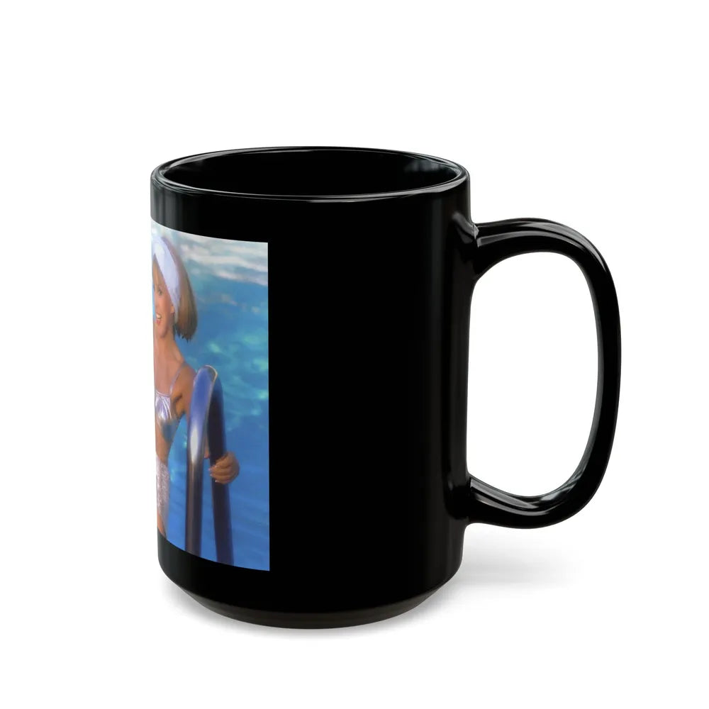 Terry Moore #415 - Unreleased Aug. '84 Playboy Photo from shoot non nude1 (Vintage Female Icon) Black Coffee Mug-Go Mug Yourself