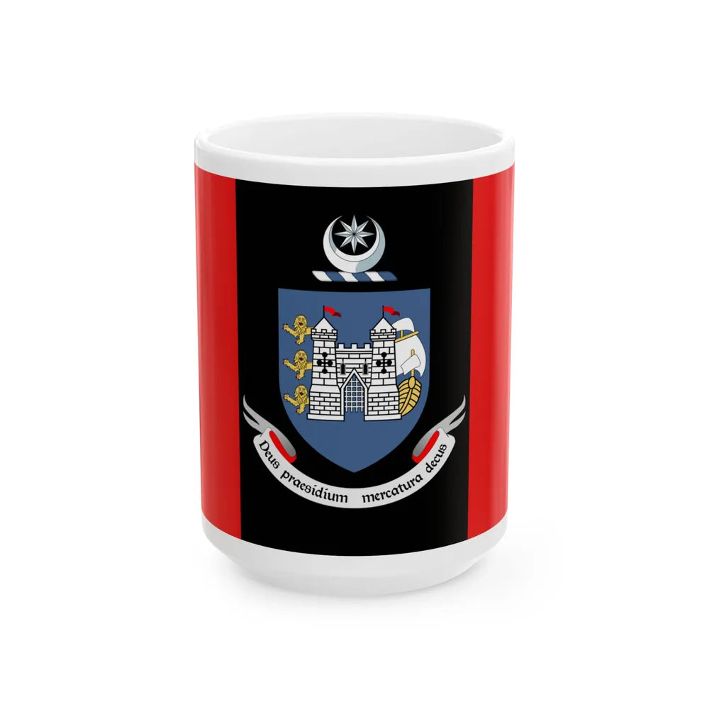 Flag of Drogheda Ireland - White Coffee Mug-15oz-Go Mug Yourself