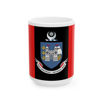 Flag of Drogheda Ireland - White Coffee Mug-15oz-Go Mug Yourself