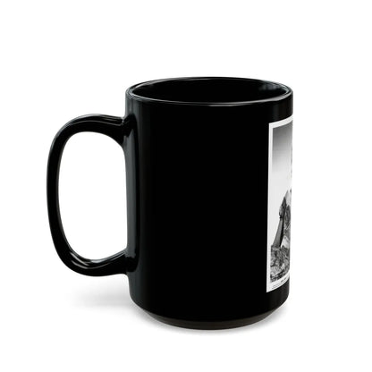 Karin Booth #12 (Vintage Female Icon) Black Coffee Mug-Go Mug Yourself