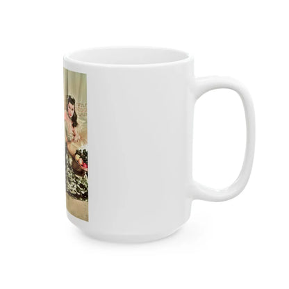 Debra Paget #462 (Vintage Female Icon) White Coffee Mug-Go Mug Yourself