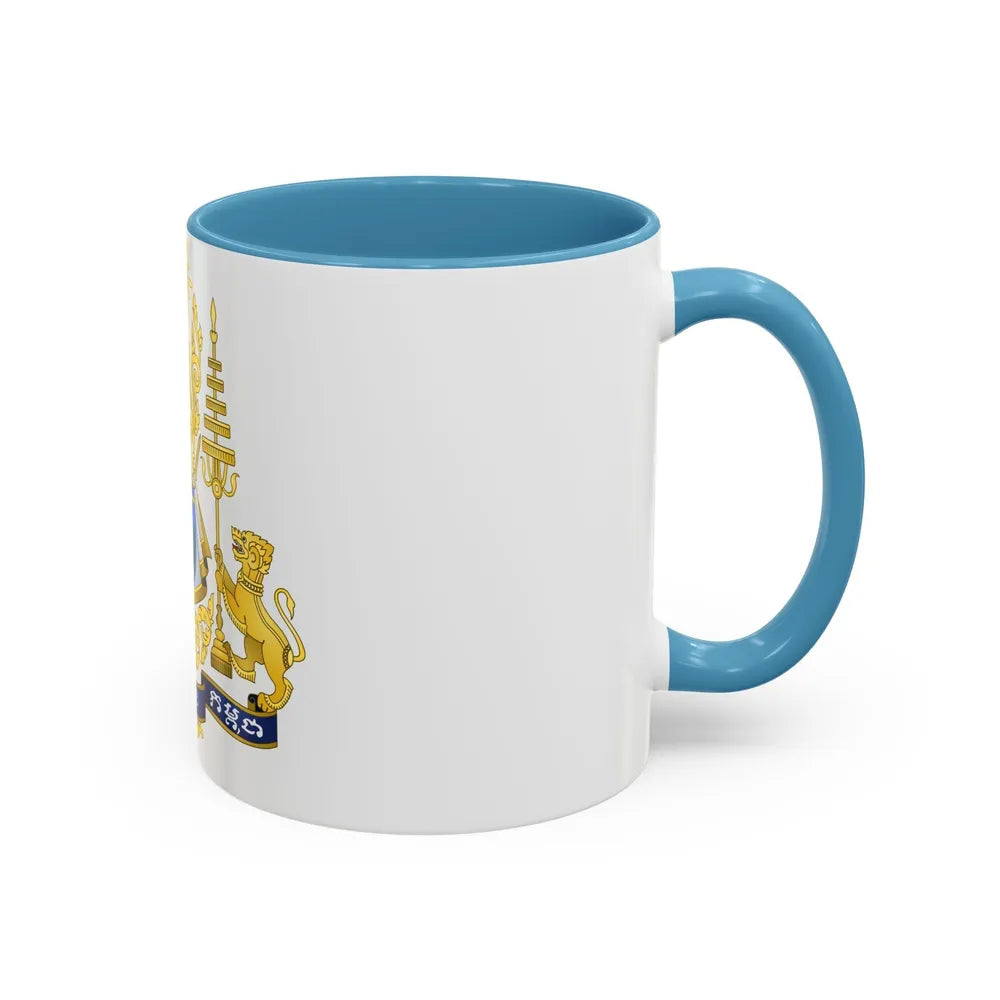 Royal arms of Cambodia - Accent Coffee Mug-Go Mug Yourself