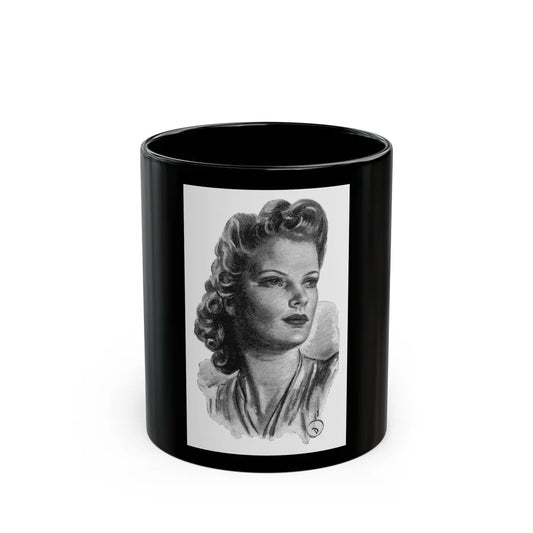 For Thursday's Child by Donald Macardle (1), Woman And Home, 1943 - Black Coffee Mug-11oz-Go Mug Yourself