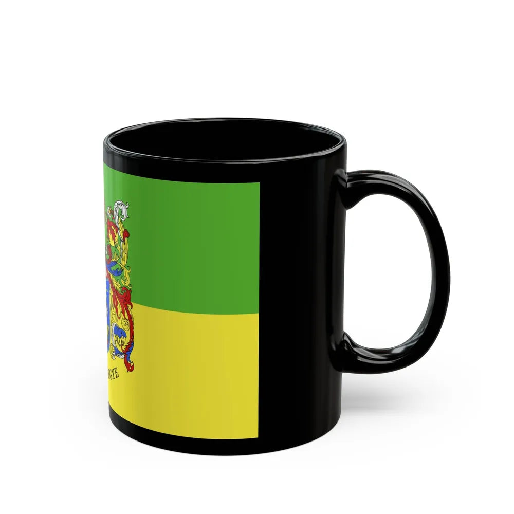 Flag of Somogy County Hungary - Black Coffee Mug-Go Mug Yourself