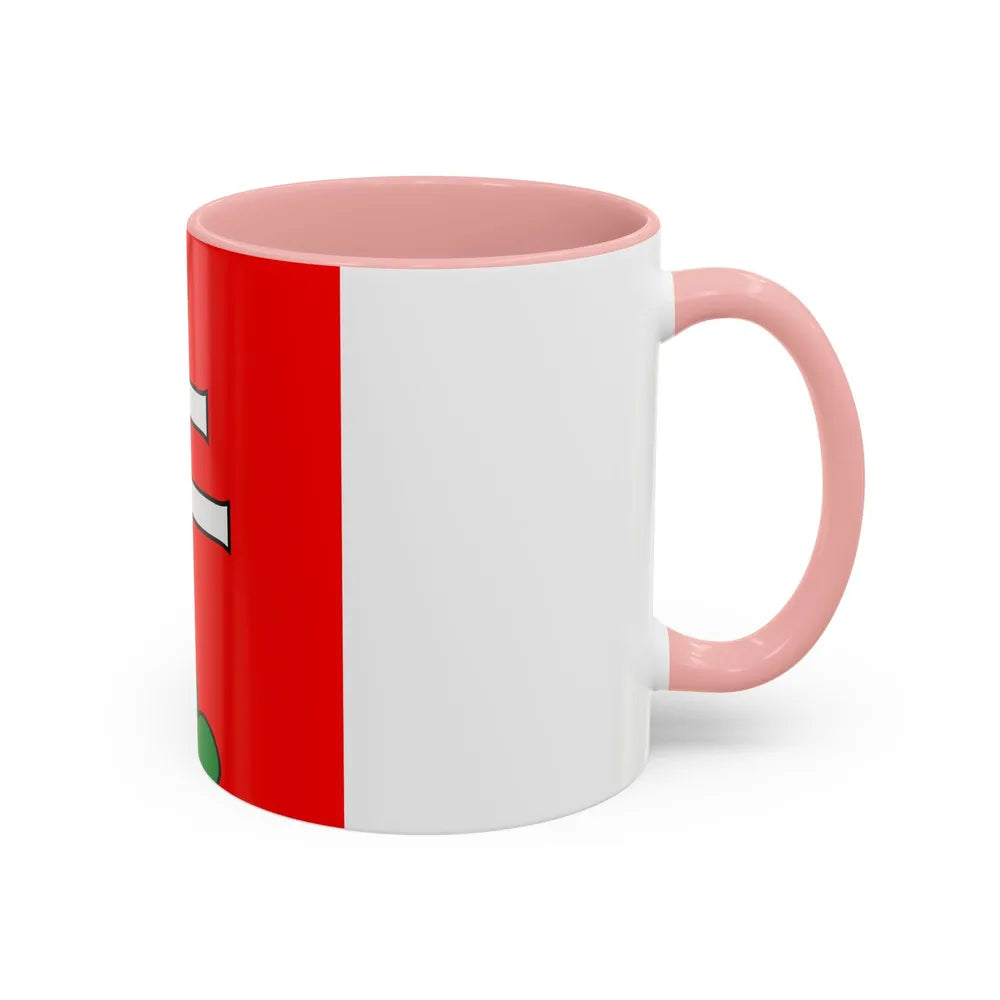 Flag of Elfingen Switzerland - Accent Coffee Mug-Go Mug Yourself