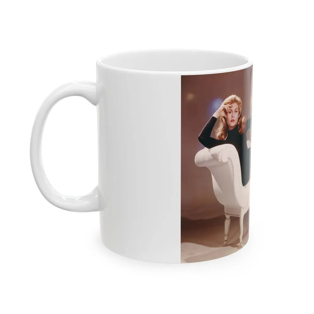 Elizabeth Montgomery #79 (Vintage Female Icon) White Coffee Mug-Go Mug Yourself