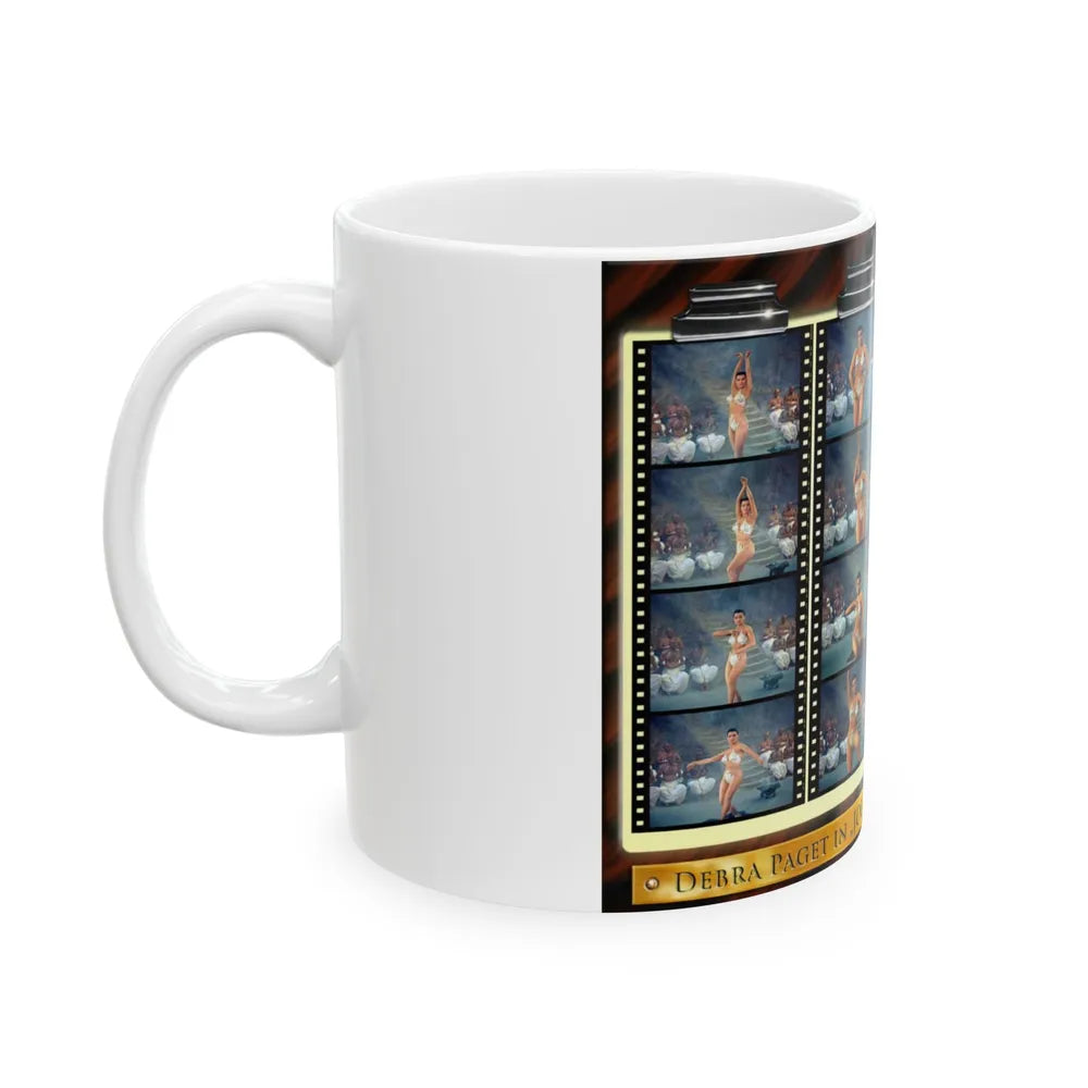 Debra Paget #533 (Vintage Female Icon) White Coffee Mug-Go Mug Yourself