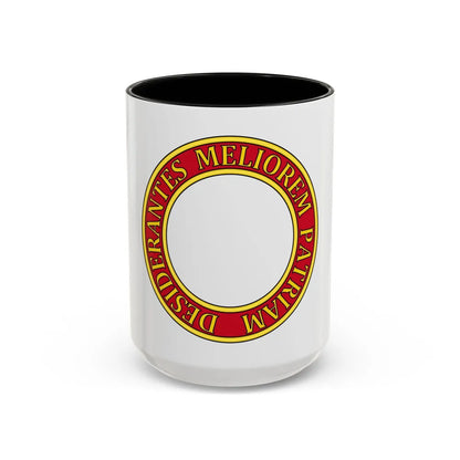 Order of Canada Circlet - Accent Coffee Mug-15oz-Black-Go Mug Yourself