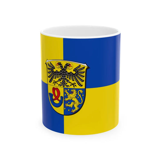 Flag of Lahn Dill Kreises Germany - White Coffee Mug-11oz-Go Mug Yourself