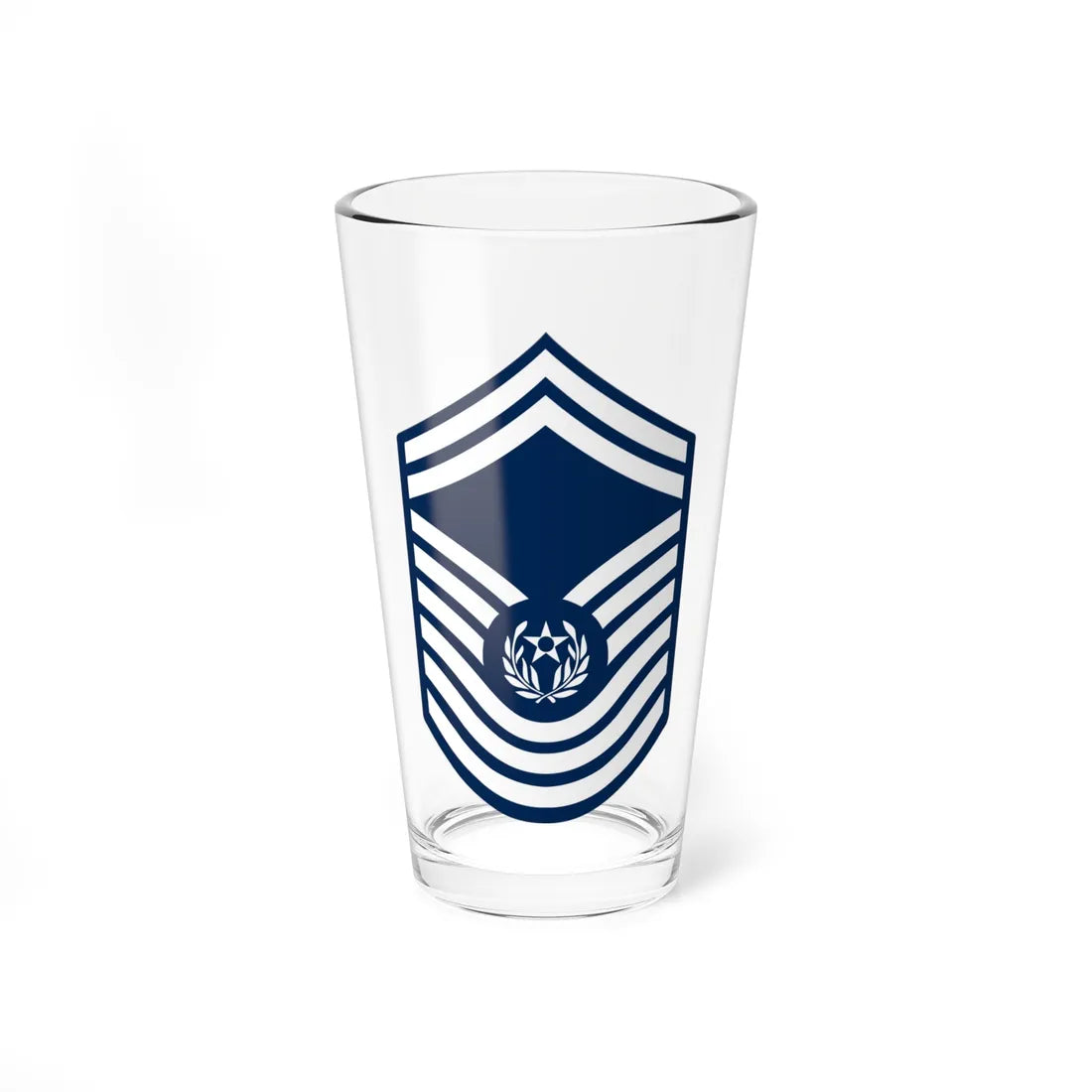E9 USAF CMSAF 1967-1991 (United States) (Military Rank) Pint Glass 16oz 16oz - Go Mug Yourself