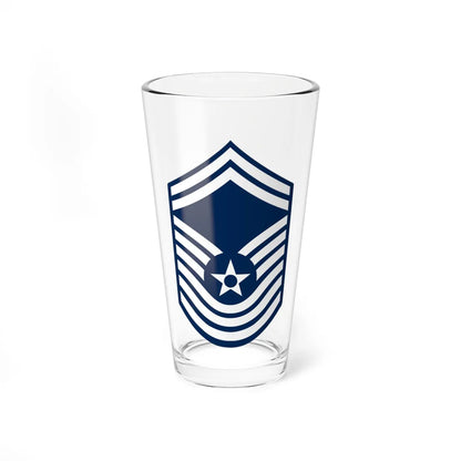 E9 USAF CMSgt 1967-1991 (United States) (Military Rank) Pint Glass 16oz 16oz - Go Mug Yourself