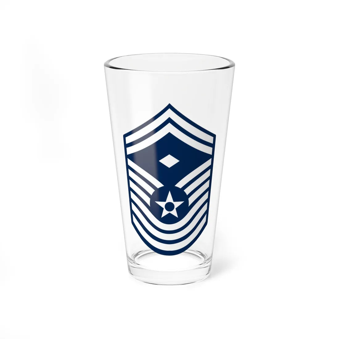 E9 USAF FSgt 1958 (United States) (Military Rank) Pint Glass 16oz 16oz - Go Mug Yourself