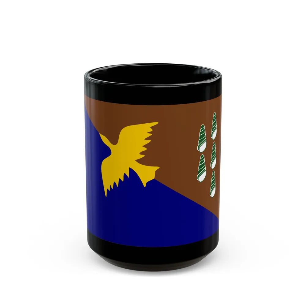 Flag of Manus Papa New Guinea - Black Coffee Mug-15oz-Go Mug Yourself