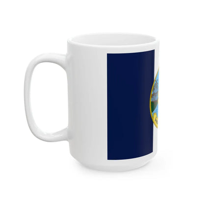 Flag of Samut Songkhram Province Thailand - White Coffee Mug-Go Mug Yourself