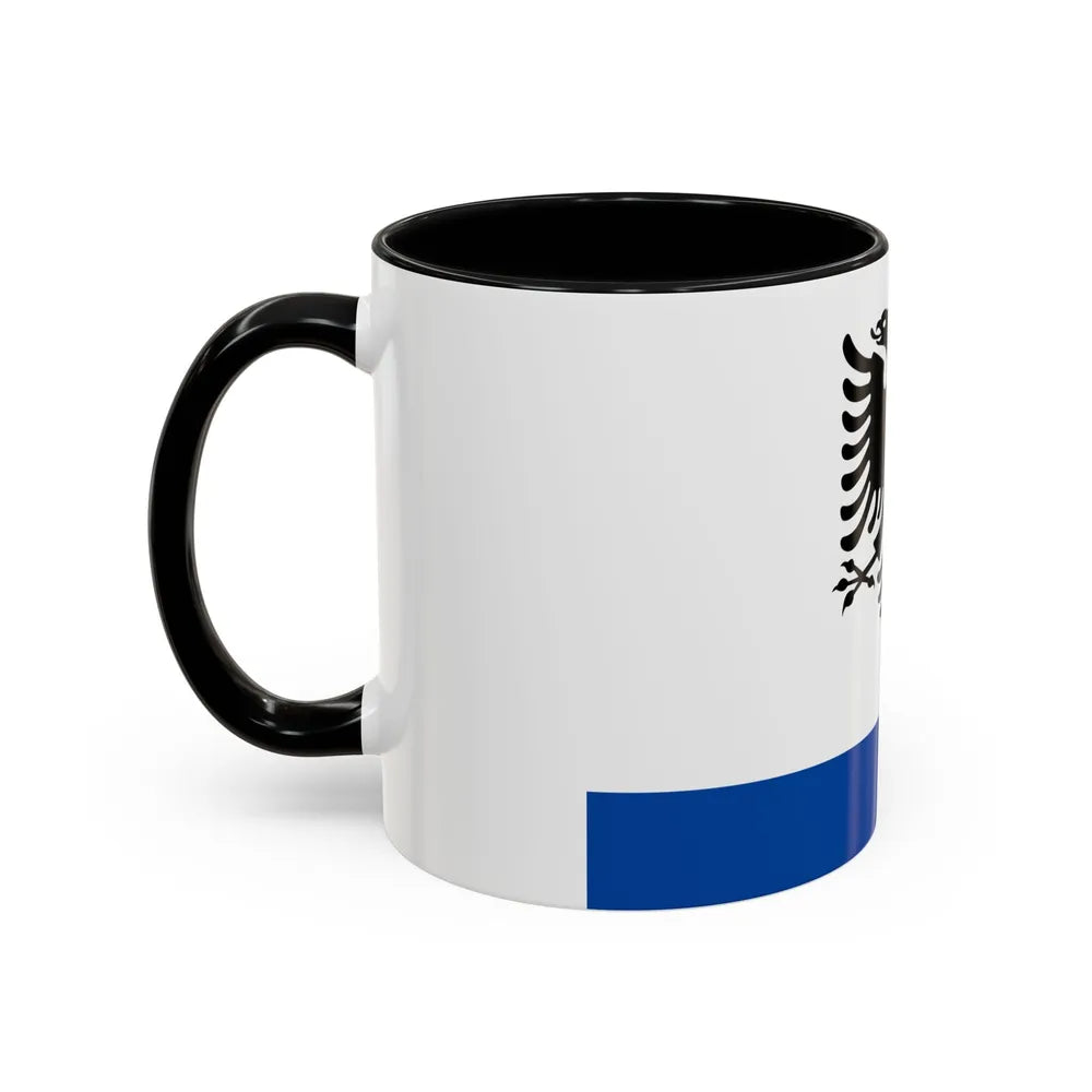 Government Ensign of Albania - Accent Coffee Mug-Go Mug Yourself