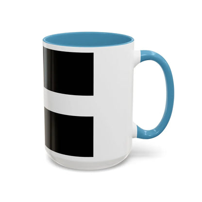 Flag of Cornwall UK - Accent Coffee Mug-Go Mug Yourself