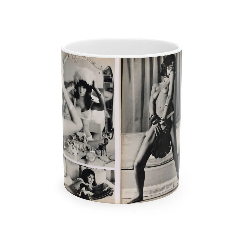 Julie Ege #179 (Vintage Female Icon) White Coffee Mug-11oz-Go Mug Yourself