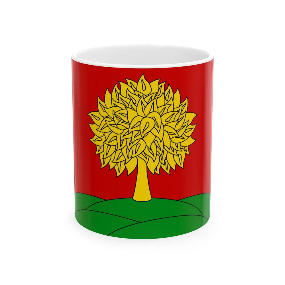 Flag of Lipetsk Oblast Russia - White Coffee Mug-11oz-Go Mug Yourself