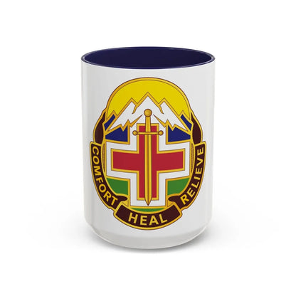 Fitzsimons Medical Center (U.S. Army) Accent Coffee Mug-15oz-Navy-Go Mug Yourself