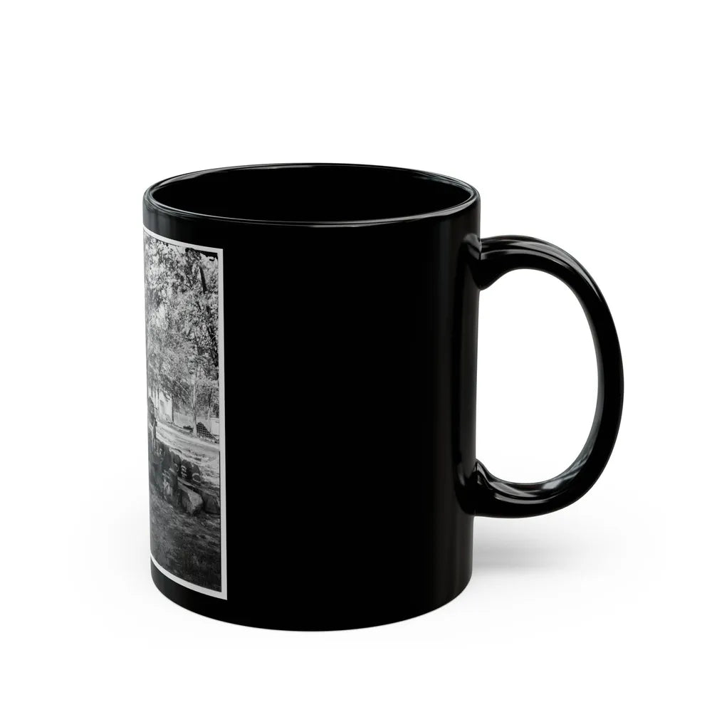 Charleston, S.C. Confederate Torpedoes, Shot, And Shell In The Arsenal Yard (U.S. Civil War) Black Coffee Mug-Go Mug Yourself