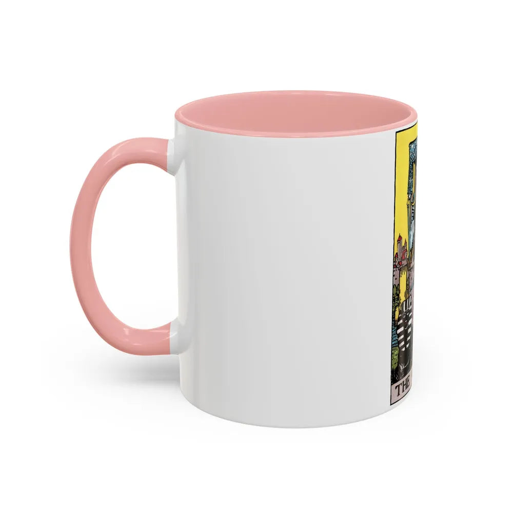 The Chariot (Tarot Card) Accent Coffee Mug-Go Mug Yourself