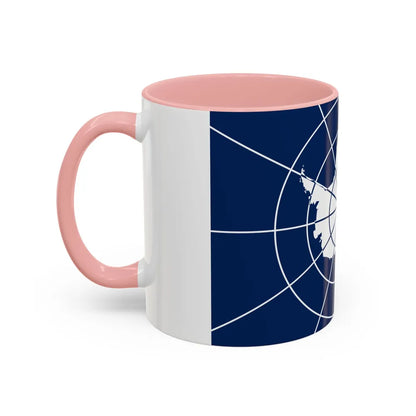 Flag of Antarctic Treaty - Accent Coffee Mug-Go Mug Yourself